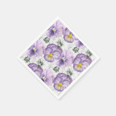 Pansy-Muster Serviette (Ecke)