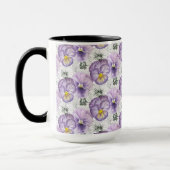 Pansy-Muster Tasse (Links)