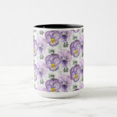 Pansy-Muster Tasse (Zentrum)