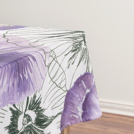 Pansy-Muster Tischdecke (Beispiel)