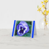 Pansy Note Card Karte (Gelbe Blume)