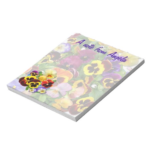 Pansy Notepad Notizblock (Rotiert)
