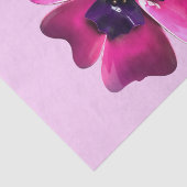 Pansy oder Orchid Blume - Retro 60er Summer BIG Seidenpapier (Ausschnitt)