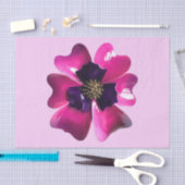 Pansy oder Orchid Blume - Retro 60er Summer BIG Seidenpapier (Handwerk)