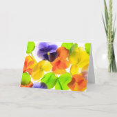 Pansy Party wird gut Karte (Vorderseite)