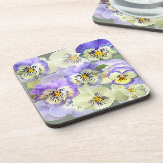 Pansy Pastel ~ Untersetzer (Linke Seite)