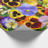 Pansy Patchwork Geschenkpapier (Ecke)