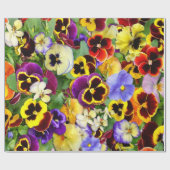 Pansy Patchwork Geschenkpapier (Flach)