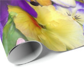 Pansy Patchwork Geschenkpapier (Rolleneckpunkt)