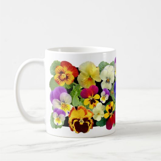 Pansy Patchwork Kaffeetasse (Links)