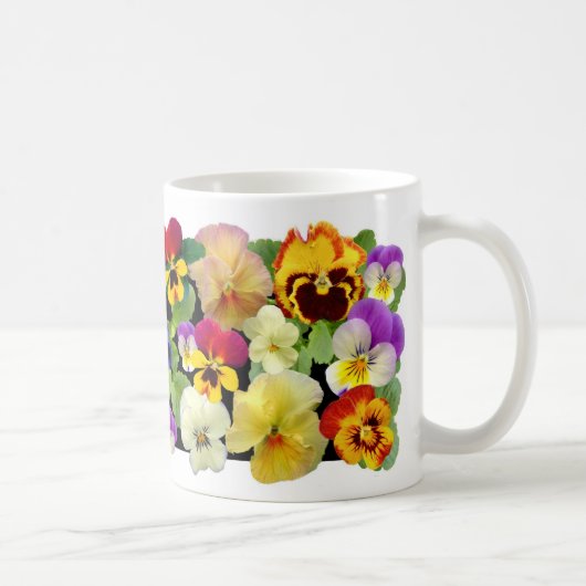 Pansy Patchwork Kaffeetasse (Rechts)