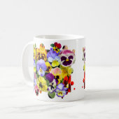 Pansy Patchwork Kaffeetasse (Vorderseite Links)
