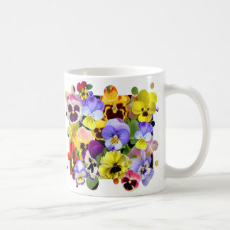 Pansy Patchwork Kaffeetasse