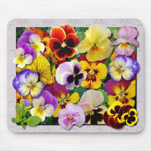 Pansy Patchwork ~ Mousepad (Vorne)