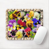 Pansy Patchwork ~ Mousepad (Mit Mouse)