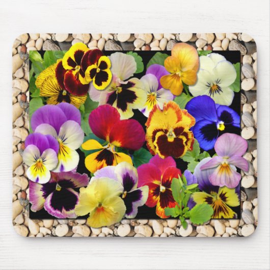 Pansy Patchwork ~ Mousepad (Vorne)