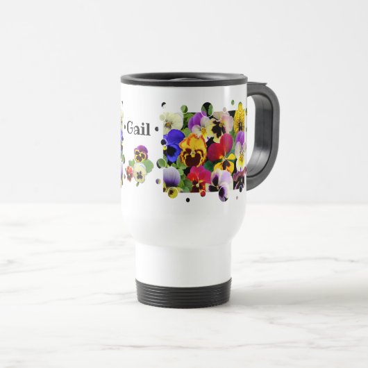 PANSY PATCHWORK REISEBECHER (VorderseiteRechts)