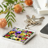 PANSY PATCHWORK ~ Schlüsselanhänger (Seite)