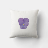 Pansy Petal Charm Throw Kissen (Rückseite)