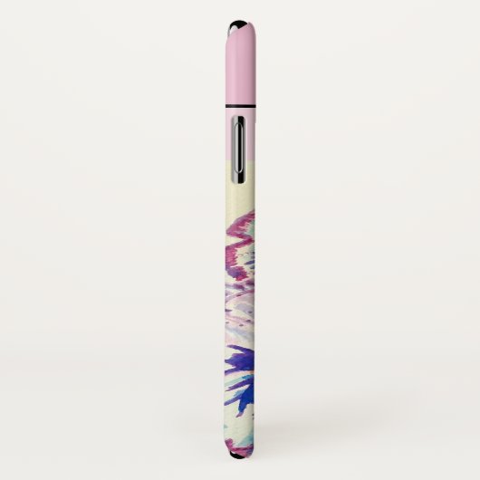 Pansy Pink Aquarell Stiefmütterchen Blumenstrauß B Case-Mate iPhone Hülle (Hinten/Rechts)