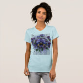 Pansy Poem-Abstract Bloom T-Shirt (Vorne ganz)