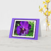 Pansy Pop Karte (Gelbe Blume)