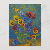 Pansy Postcard Postkarte (Vorderseite)