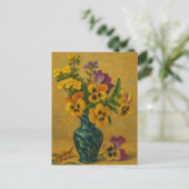 Pansy Postcard Postkarte (Stehend Vorderseite)