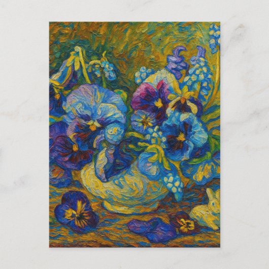 Pansy Postcard Postkarte (Vorderseite)