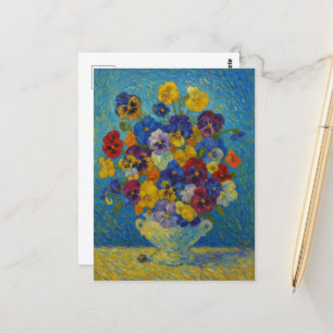 Pansy Postcard Postkarte