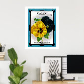 Pansy Poster (Heimbüro)