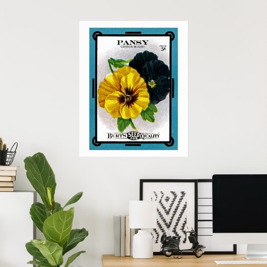 Pansy Poster (Heimbüro)