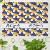 Pansy Power Geschirrtuch (Gefaltet)