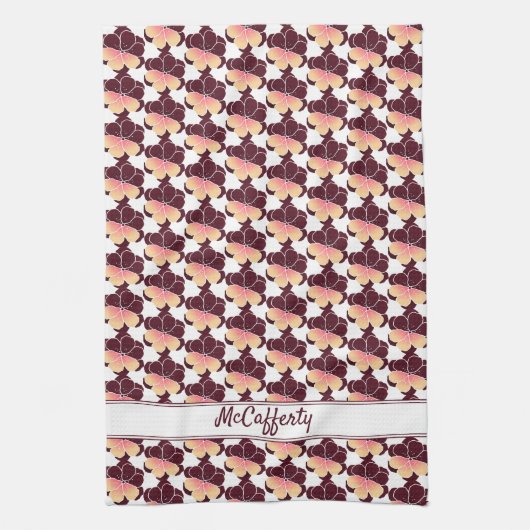 Pansy Power Geschirrtuch (Vertikal)