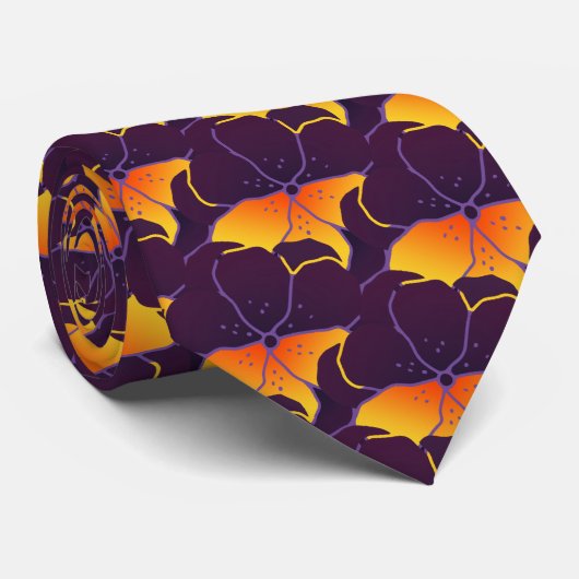 Pansy Power Krawatte (Gerollt)