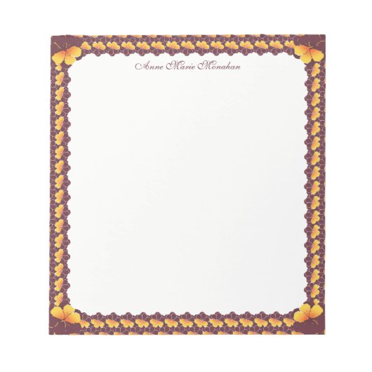 Pansy Power Notizblock (Vorderseite)