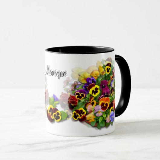 PANSY SCHAUTY ~ Ringer-Tasse Tasse (VorderseiteRechts)