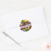 PANSY SCHAUTY WIRD GUT GREETING RUNDER AUFKLEBER (Umschlag)