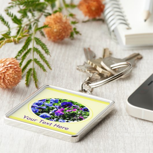 Pansy Schlüsselanhänger (Seite)