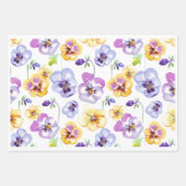 Pansy Seamless Geschenkpapier Set (Vorderseite)