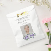 Pansy Seed Packet Memorial Funeral Favor Bag Geschenktütchen (Versiegelt)