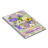 Pansy Spray # 3 ~ Note Book Notizblock (Rechte Seite)