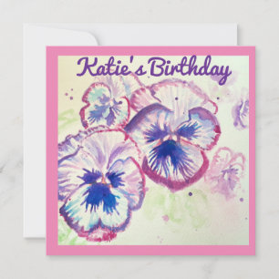 Pansy Stiefmütterchen Lila Blume Blumenrosa