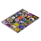 Pansy Stiefmütterchen Notizblock (Linke Seite)