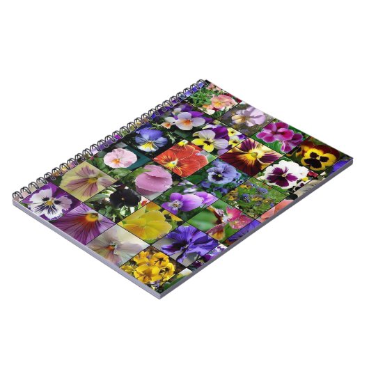 Pansy Stiefmütterchen Notizblock (Linke Seite)