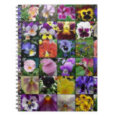 Pansy Stiefmütterchen Notizblock (Vorderseite)