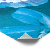 Pansy studiert Kunstkunst Blumenposter drucken Poster (Ecke)