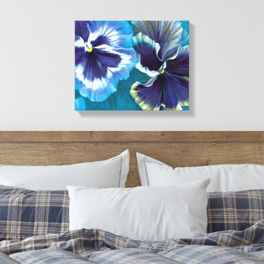 Pansy Studium Leinwand Packprint (Insitu (Schlafzimmer))