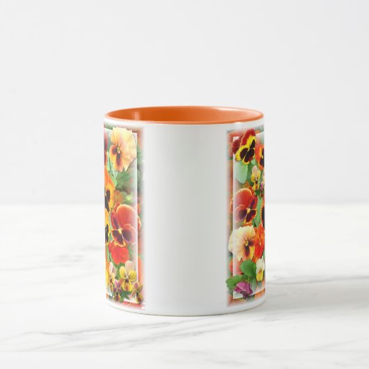 Pansy Sunset Tasse (Zentrum)