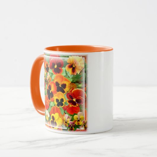 Pansy Sunset Tasse (Vorderseite Links)